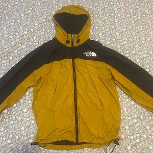 The North Face Men's Yellow and Black Jacket